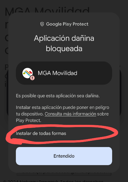 Icono en pantalla de inicio